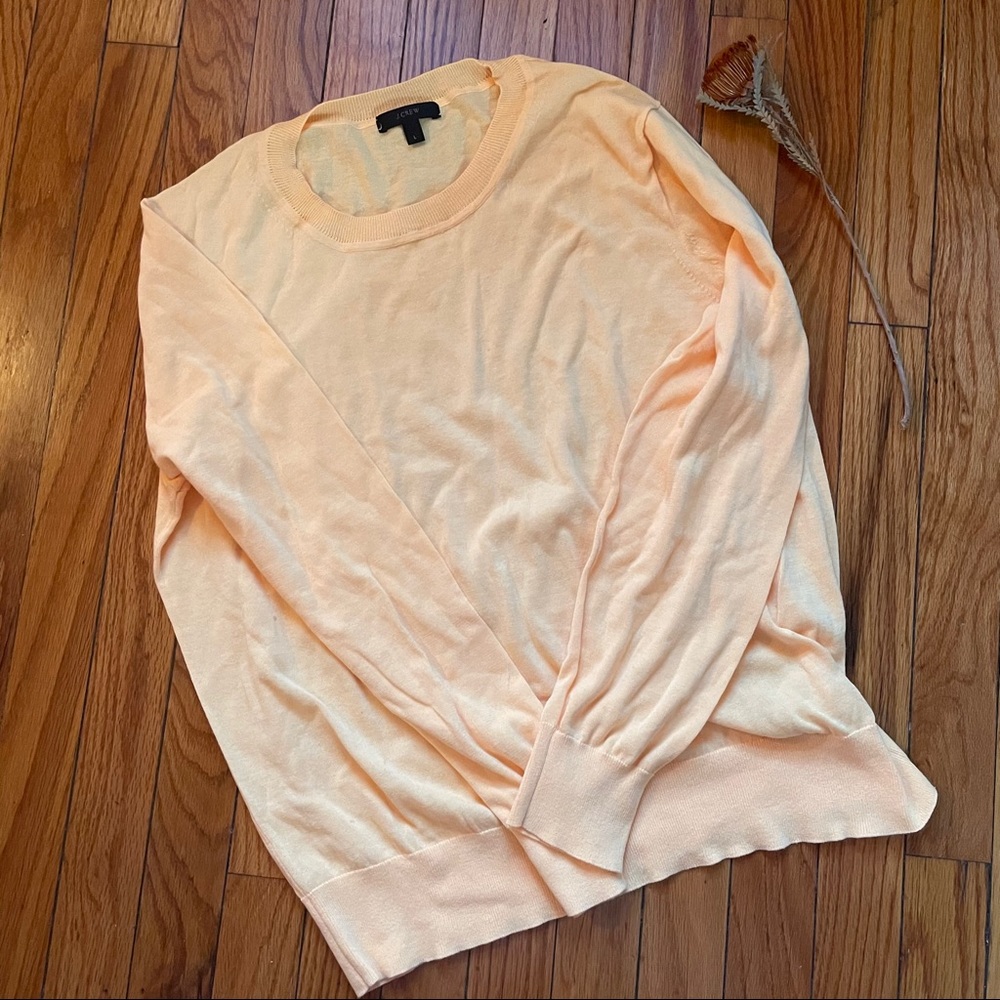 J CREW cream yellow sweater